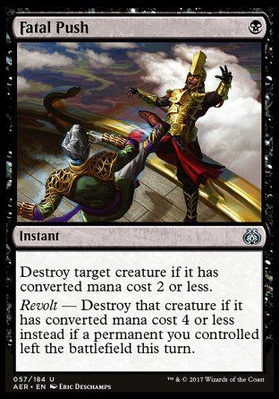 Fatal Push (Aether Revolt) Trading Card