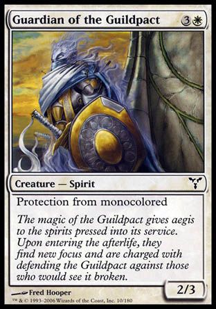 Guardian of the Guildpact (Dissension) Trading Card