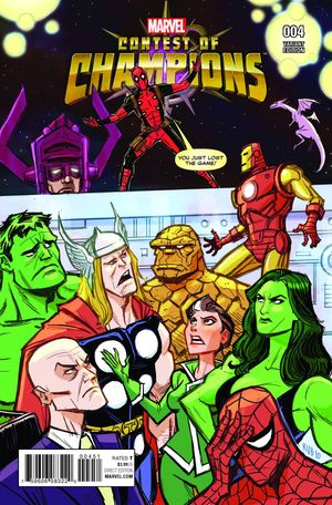 Contest Of Champions #4 (Rubio Deadpool Variant)