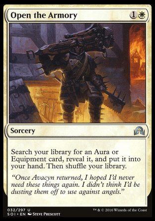 Open the Armory (Shadows over Innistrad) Trading Card