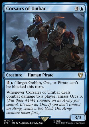 Corsairs of Umbar (The Lord of the Rings Commander Decks) Trading Card