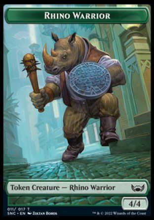 Rhino Warrior (Streets of New Capenna) Trading Card