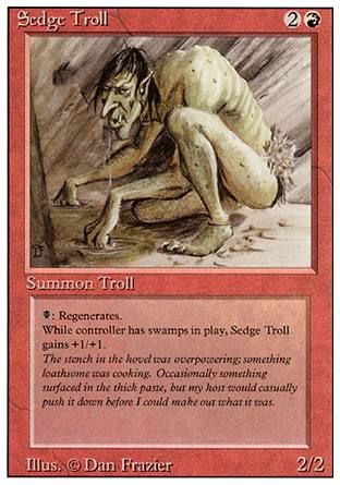 Sedge Troll (Revised Edition) Trading Card