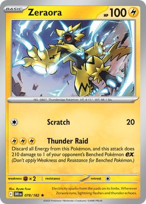 Zeraora (78/182) - Destined Rivals
