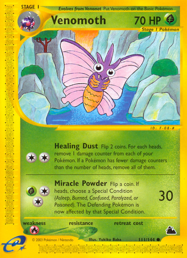 Venomoth (111/144) - Skyridge Pokémon Card