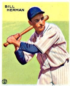 Billy Herman 1933 Goudey (R319) #227 Sports Card