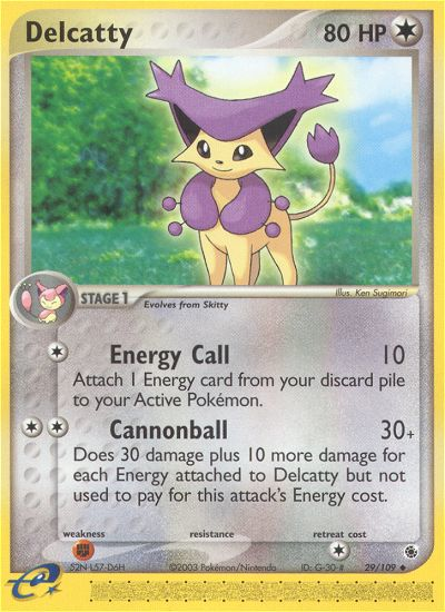 Delcatty (29/109) - Ruby & Sapphire Pokémon Card