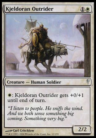 Kjeldoran Outrider (Coldsnap) Trading Card