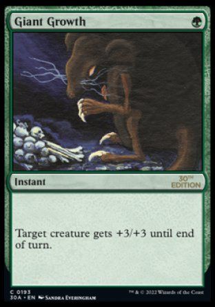 Giant Growth (Magic 30th Anniversary Edition) Trading Card