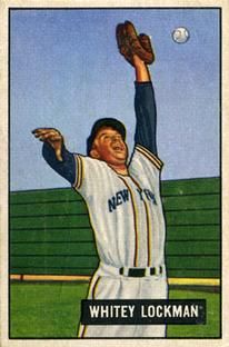 Whitey Lockman 1951 Bowman #37 Sports Card