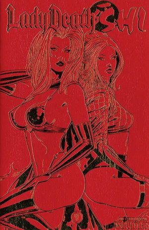 Lady Death Cross Overs Leather Bag Set (3ct)