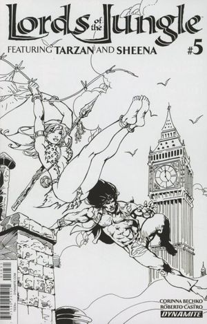 Lords of the Jungle #5 (Cover C 10 Copy Castro B&w Inc)