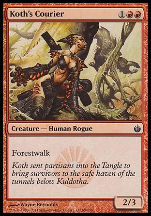 Koth's Courier (Mirrodin Besieged) Trading Card