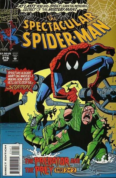 Spectacular Spider-Man #216 Comic