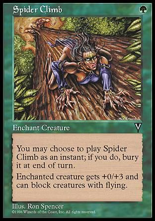 Spider Climb (Visions) Trading Card