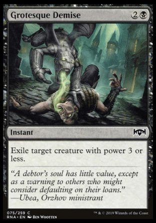 Grotesque Demise (Ravnica Allegiance) Trading Card