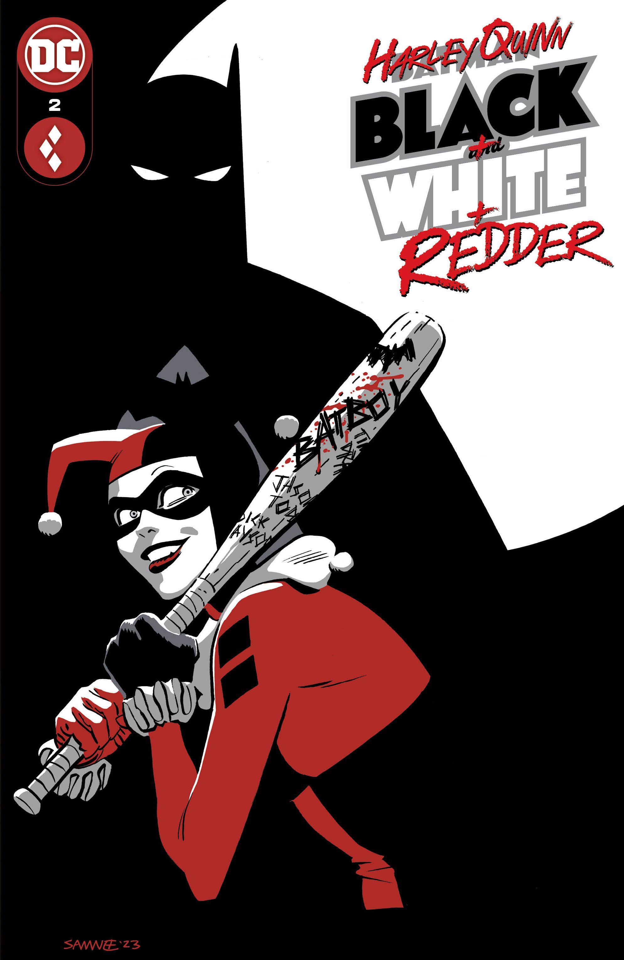 Harley Quinn: Black + White + Redder #2 Comic