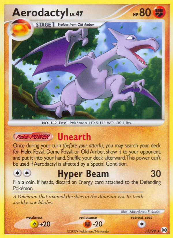 Aerodactyl (13/99) - Arceus Pokémon Card