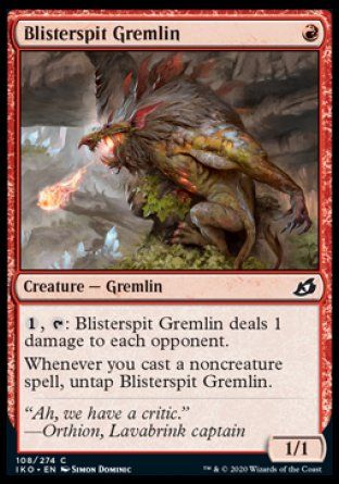 Blisterspit Gremlin (Ikoria Lair of Behemoths) Trading Card