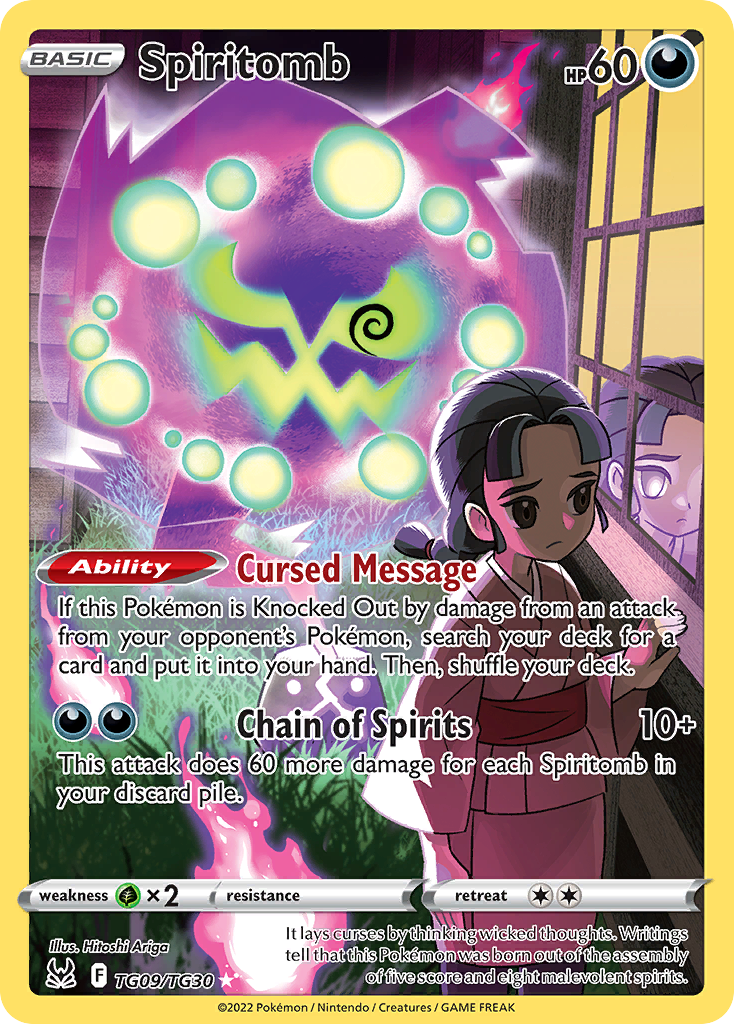 Spiritomb (TG09) - Lost Origin Trainer Gallery Pokémon Card