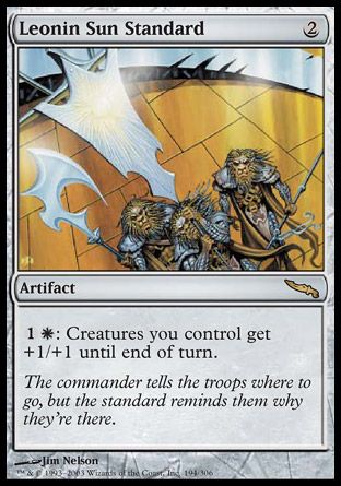 Leonin Sun Standard (Mirrodin) Trading Card