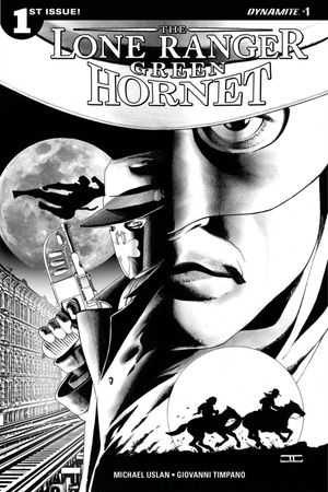 Lone Ranger Green Hornet #1 (Cover D 25 Copy B&w Cover)