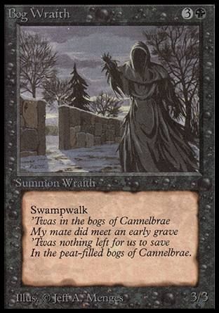 Bog Wraith (Beta) Trading Card