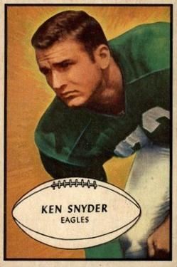 Ken Snyder 1953 Bowman #55 Sports Card
