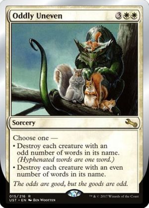 Oddly Uneven (Unstable)
