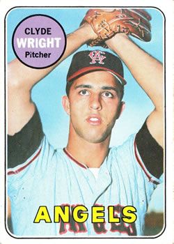 Clyde Wright 1969 Topps #583 Sports Card