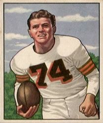 Tony Adamle 1950 Bowman #79 Sports Card