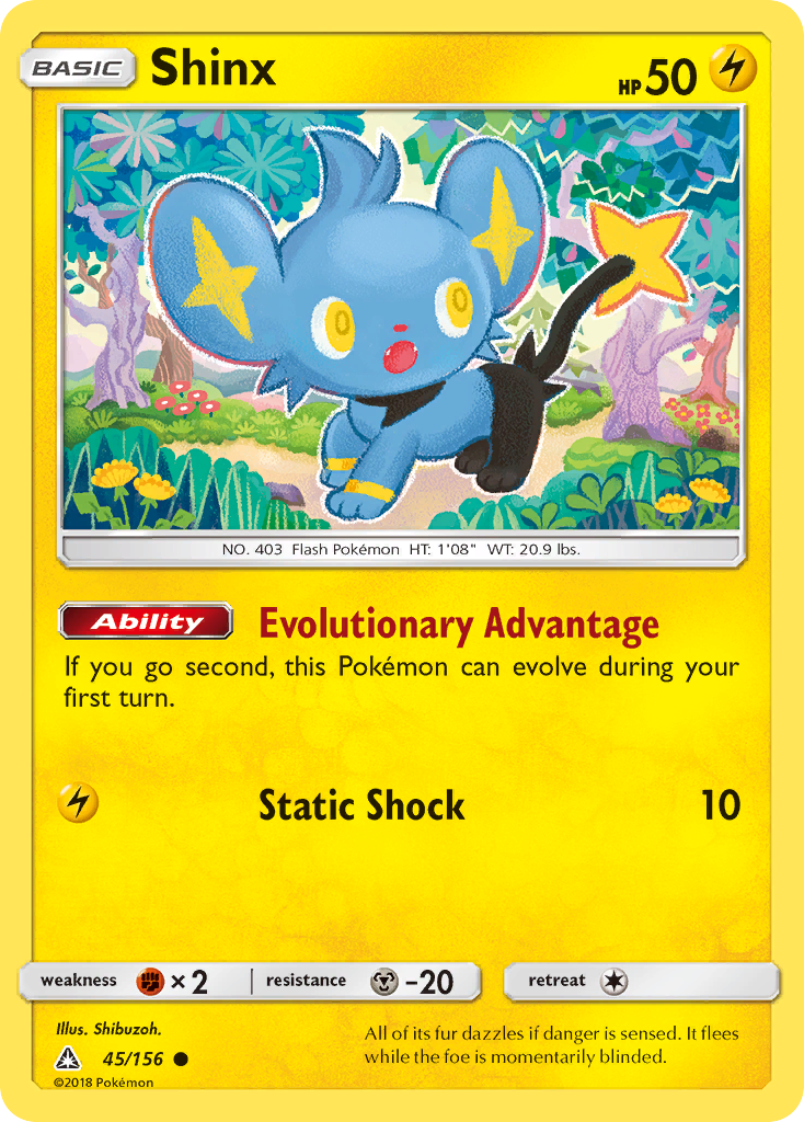 Shinx (45/156) - Ultra Prism Pokémon Card