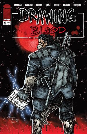 Drawing Blood #10 (Cvr C Ben Bishop Homage Variant)