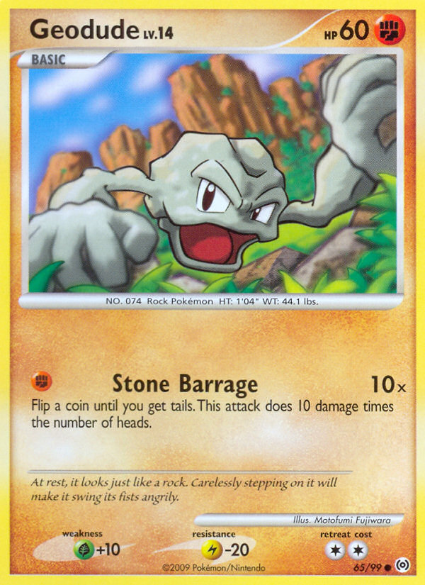 Geodude (65/99) - Arceus Pokémon Card