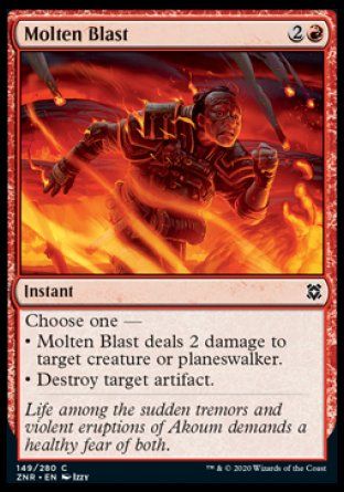 Molten Blast (Zendikar Rising) Trading Card