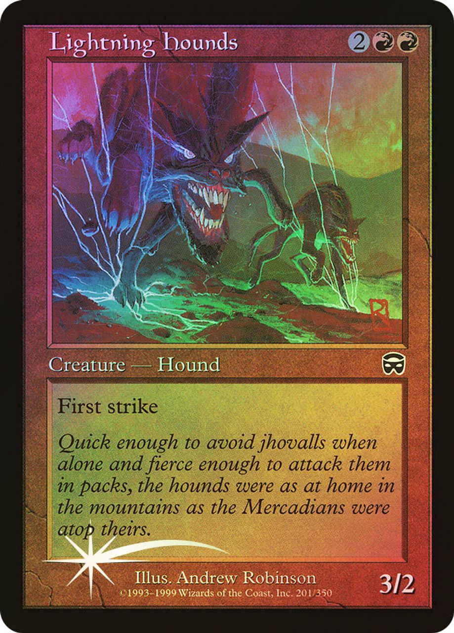 Lightning Hounds (Mercadian Masques - Foil) Trading Card