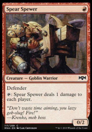 Spear Spewer (Ravnica Allegiance) Trading Card