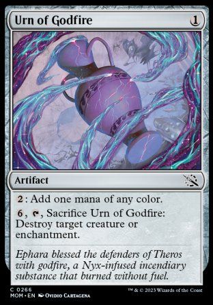 Urn of Godfire (March of the Machine) Trading Card