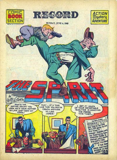 Spirit Section #6/6/1943 Comic