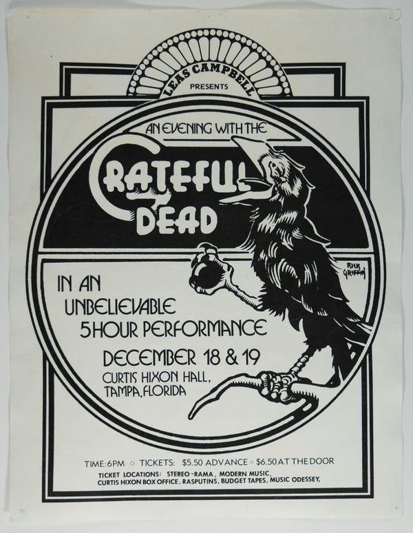 Grateful Dead Curtis Hixon Hall 1973