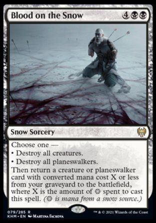 Blood on the Snow (Kaldheim) Trading Card