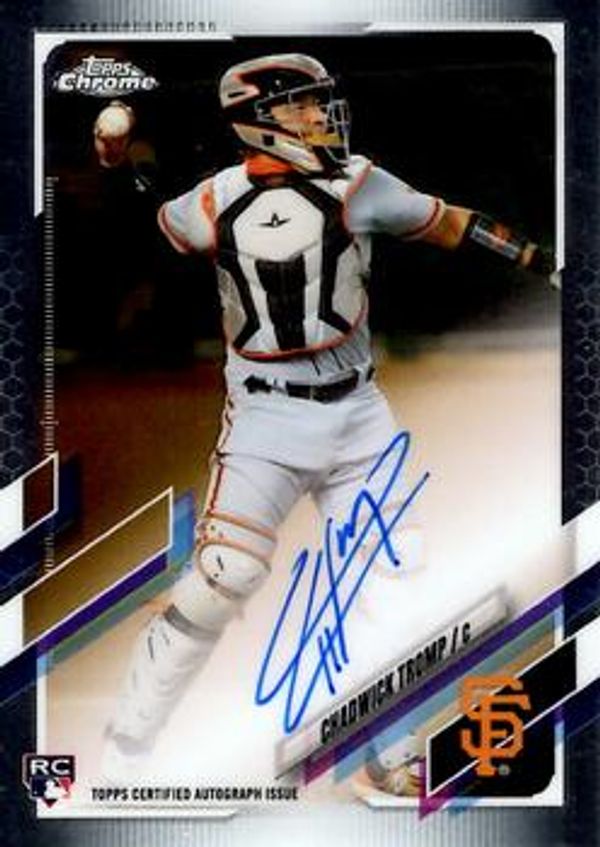 Chadwick Tromp 2021 Topps Chrome - Rookie Autographs Baseball #RA-CT