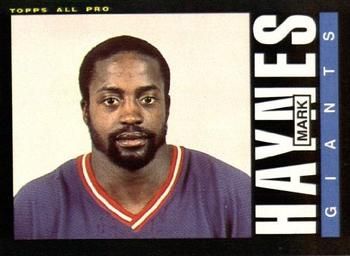 Mark Haynes 1985 Topps #117 Sports Card