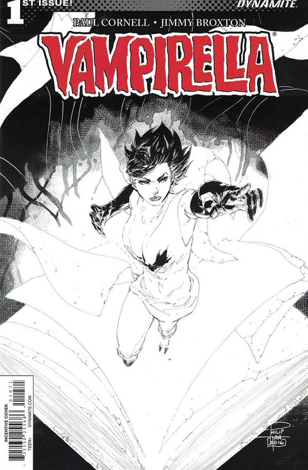 Vampirella #1 (Cover G 20 Copy Tan B&w Cover)