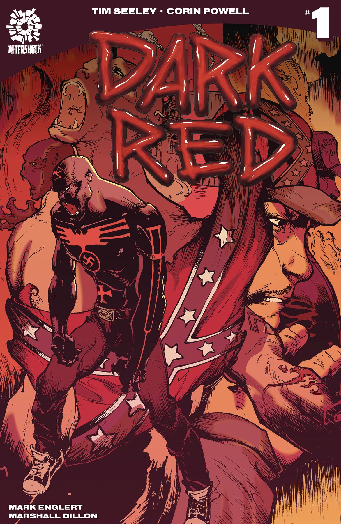Dark Red Comic