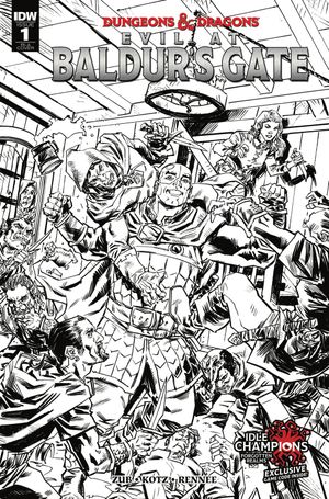 Dungeons & Dragons Evil At Baldurs Gate #1 (10 Copy Cover)