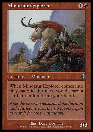 Minotaur Explorer (Odyssey) Trading Card