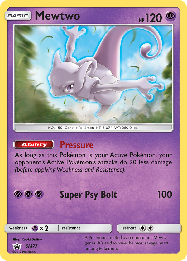 Mewtwo (SM77) - SM Black Star Promos