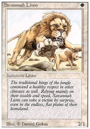 Savannah Lions (Revised Edition) Trading Card