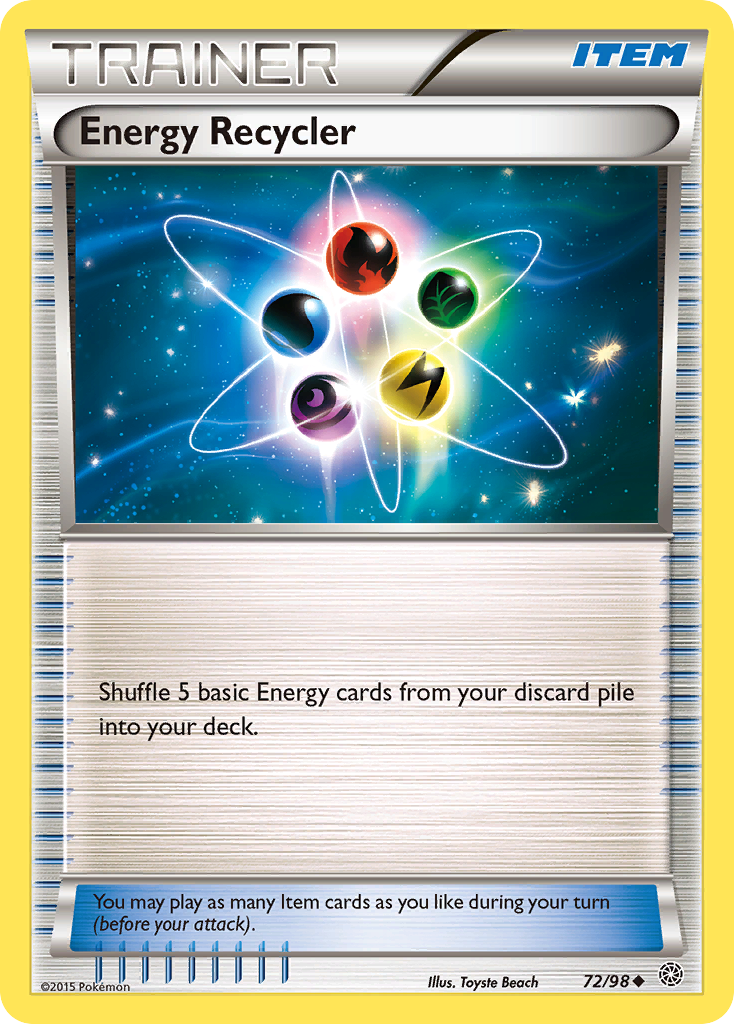 Energy Recycler (Trainer: Item) (72/98) - Ancient Origins Pokémon Card